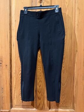 Betabrand Black Tailored Crop Pants
